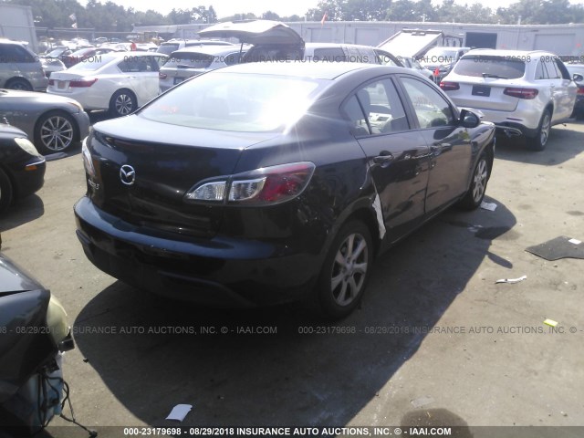 JM1BL1VG1B1423498 - 2011 MAZDA 3 I BLACK photo 4