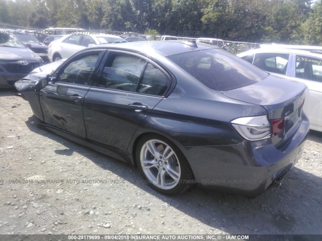 WBA8B7G35HNU94714 - 2017 BMW 340 XI GRAY photo 3