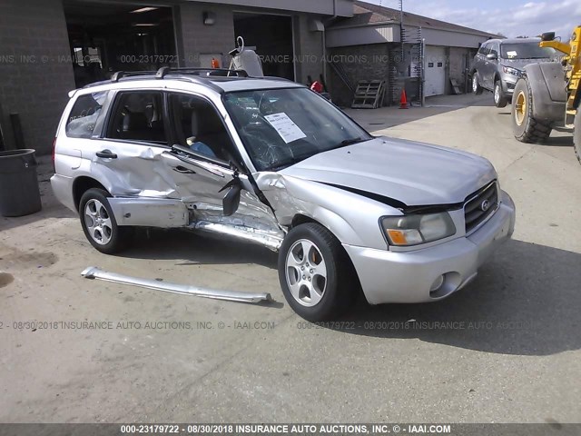 JF1SG65683H758572 - 2003 SUBARU FORESTER 2.5XS SILVER photo 1