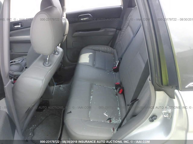 JF1SG65683H758572 - 2003 SUBARU FORESTER 2.5XS ვერცხლისფერი ფოტო 8