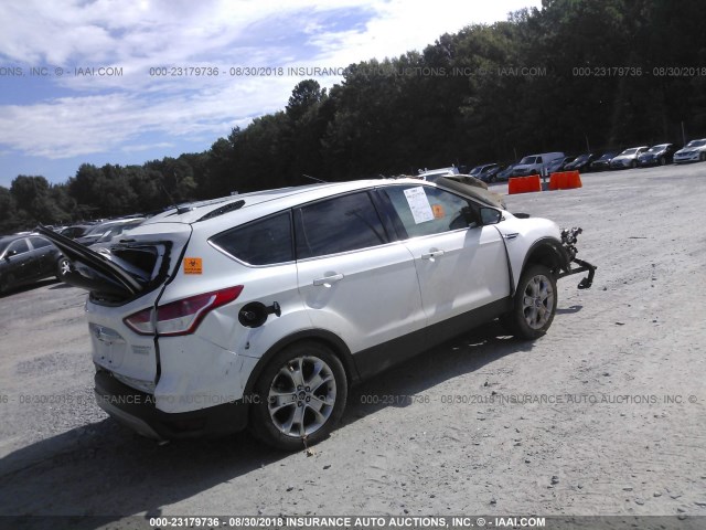 1FMCU0JX0GUC83690 - 2016 FORD ESCAPE TITANIUM WHITE photo 4