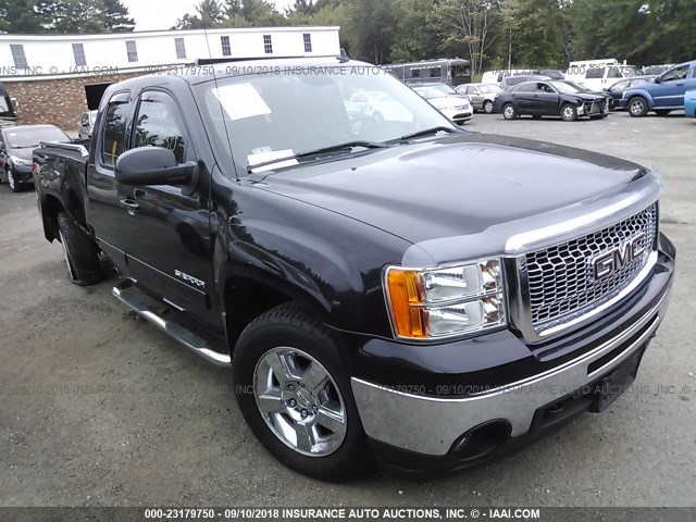 1GTR2WE70CZ224251 - 2012 GMC SIERRA K1500 SLT BLACK photo 1