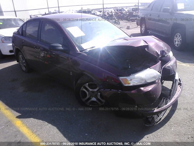1G8AL52F63Z163899 - 2003 SATURN ION LEVEL 3 BURGUNDY photo 1