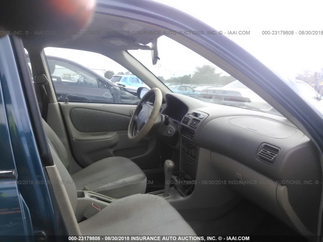 2T1BR12E2YC267123 - 2000 TOYOTA COROLLA VE/CE/LE TEAL photo 5