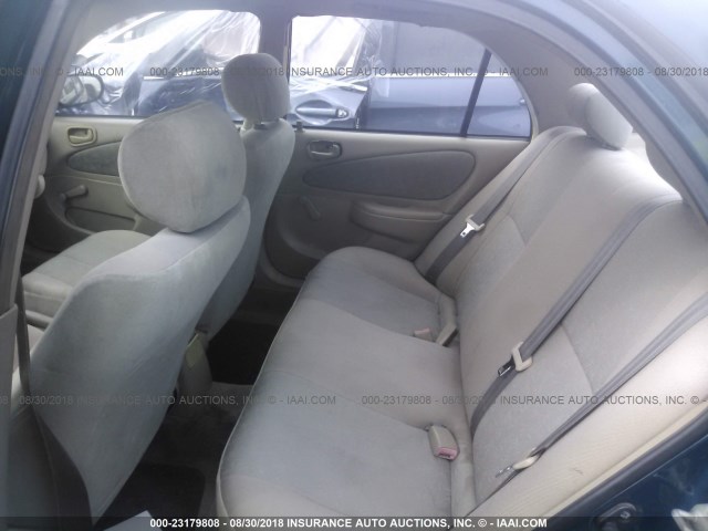 2T1BR12E2YC267123 - 2000 TOYOTA COROLLA VE/CE/LE TEAL photo 8