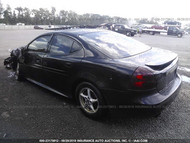 2G2WP542741210236 - 2004 PONTIAC GRAND PRIX GT BLACK photo 3