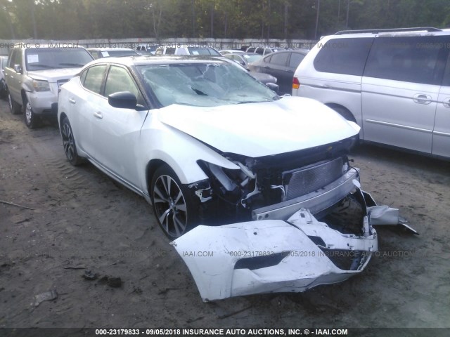 1N4AA6AP8GC418983 - 2016 NISSAN MAXIMA 3.5S/SV/SL/SR/PLAT WHITE photo 1