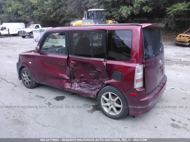 JTLKT324964117549 - 2006 TOYOTA SCION XB Бордовый фото 3