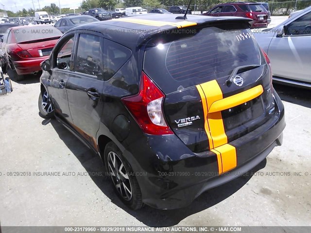 3N1CE2CP3GL375111 - 2016 NISSAN VERSA NOTE S/S PLUS/SV/SL/SR BLACK photo 3