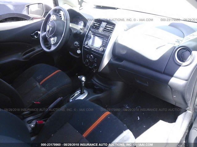 3N1CE2CP3GL375111 - 2016 NISSAN VERSA NOTE S/S PLUS/SV/SL/SR BLACK photo 5