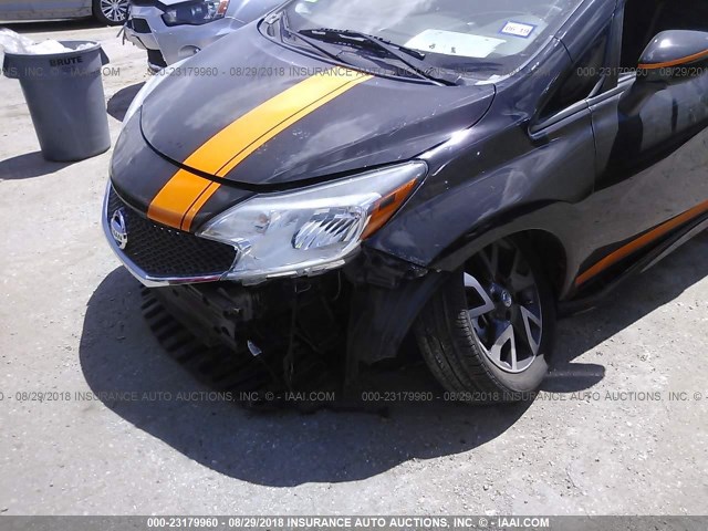 3N1CE2CP3GL375111 - 2016 NISSAN VERSA NOTE S/S PLUS/SV/SL/SR BLACK photo 6