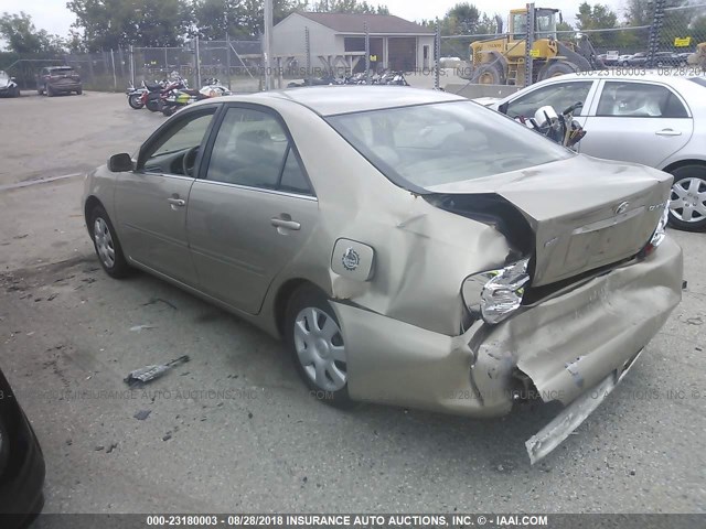 4T1BE32K52U564115 - 2002 TOYOTA CAMRY LE/XLE/SE 棕色 照片 3