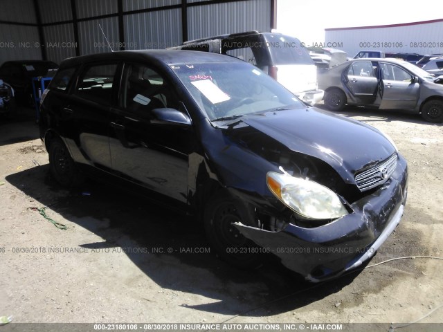 2T1KR30E57C642483 - 2007 TOYOTA COROLLA MATRIX XR BLACK photo 1