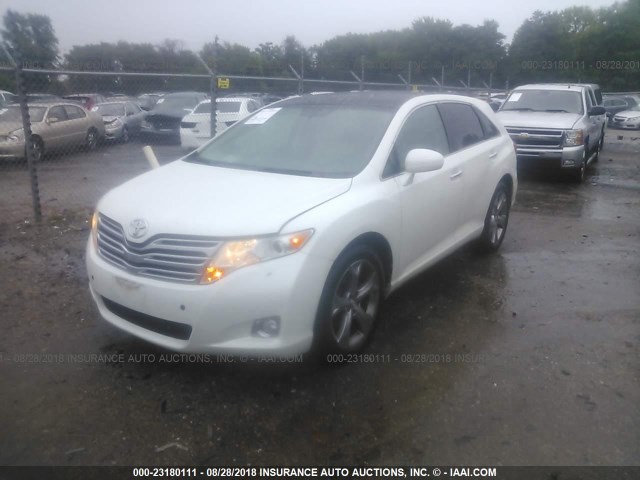 4T3BK11AX9U001777 - 2009 TOYOTA VENZA WHITE photo 2