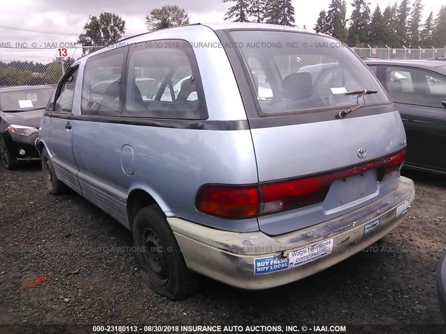 JT3AC11R8N1008688 - 1992 TOYOTA PREVIA DLX BLUE photo 3