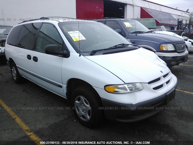 2B4GP24G8XR213000 - 1999 DODGE GRAND CARAVAN  WHITE photo 1