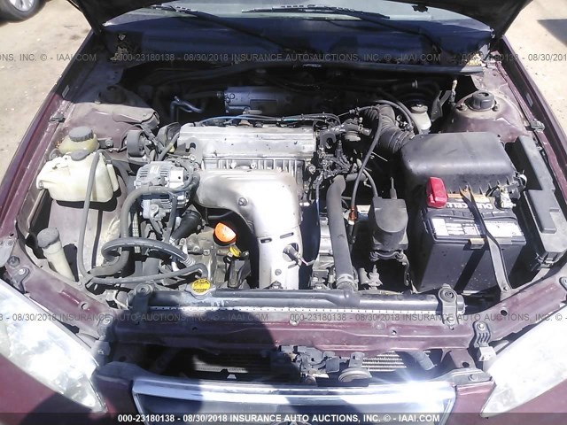 4T1BG22K41U099958 - 2001 TOYOTA CAMRY CE/LE/XLE ყავისფერი ფოტო 10