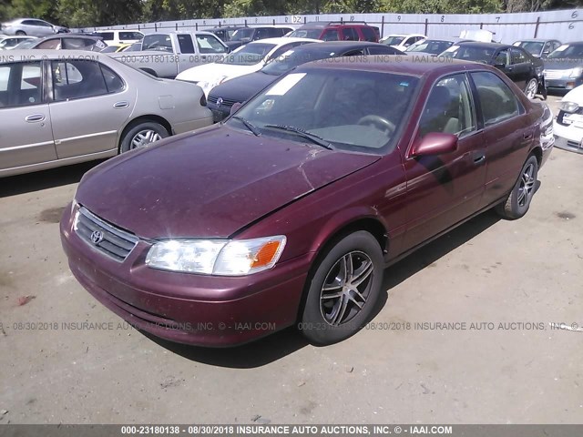 4T1BG22K41U099958 - 2001 TOYOTA CAMRY CE/LE/XLE BROWN photo 2