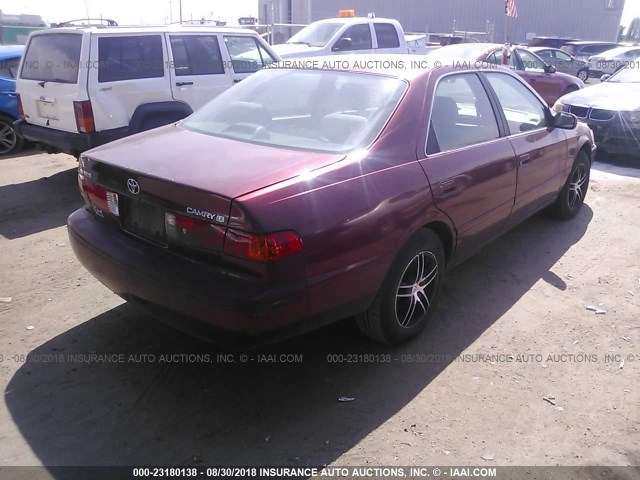 4T1BG22K41U099958 - 2001 TOYOTA CAMRY CE/LE/XLE ყავისფერი ფოტო 4
