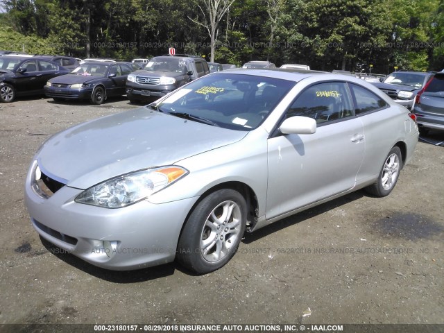 4T1CA30P15U062303 - 2005 TOYOTA CAMRY SOLARA SE/SLE Gümüş foto 2