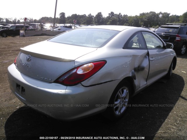 4T1CA30P15U062303 - 2005 TOYOTA CAMRY SOLARA SE/SLE Gümüş foto 4