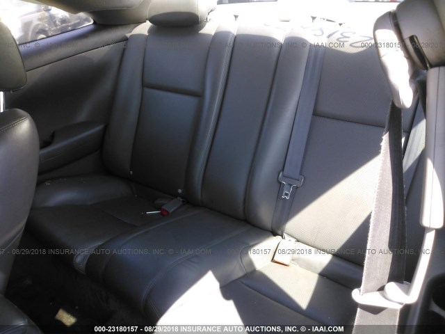4T1CA30P15U062303 - 2005 TOYOTA CAMRY SOLARA SE/SLE Gümüş foto 8