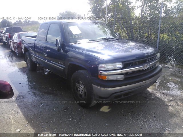 2GCEK19V7X1287632 - 1999 CHEVROLET SILVERADO K1500 BLUE photo 1