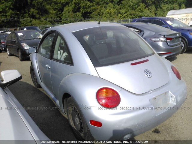 3VWBK31C95M409208 - 2005 VOLKSWAGEN NEW BEETLE GL 银色 照片 3