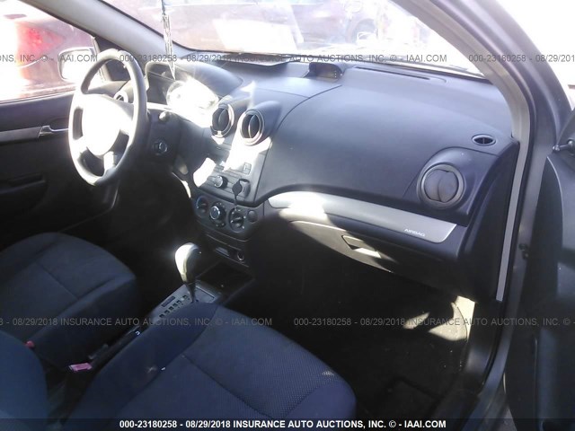 KL1TD56687B048006 - 2007 CHEVROLET AVEO GRAY photo 5