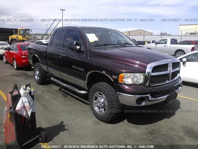 3D7KU28D14G159505 - 2004 DODGE RAM 2500 ST/SLT 勃艮第红 照片 1