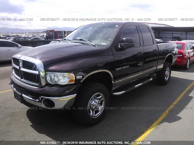 3D7KU28D14G159505 - 2004 DODGE RAM 2500 ST/SLT 勃艮第红 照片 2
