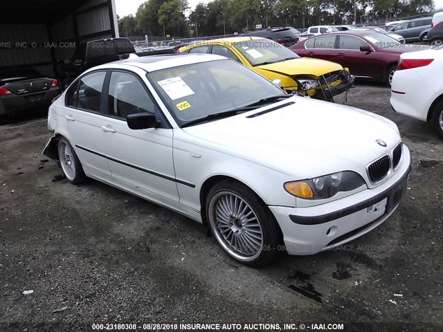 WBAEV33482KL71435 - 2002 BMW 325 I WHITE photo 1