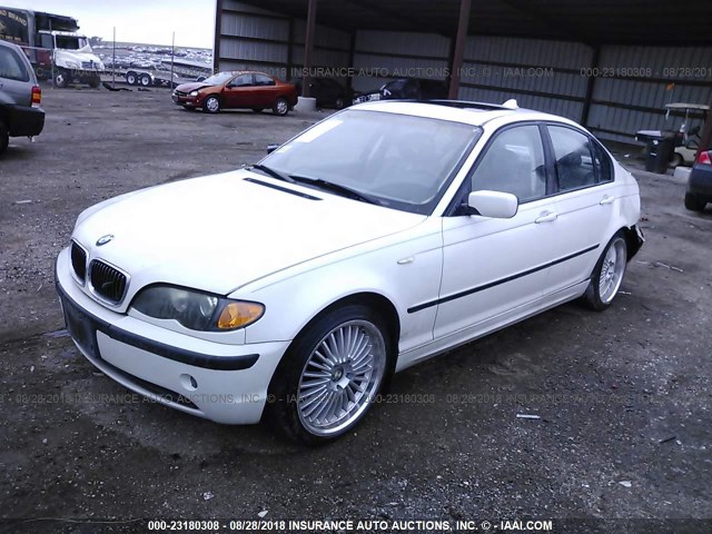 WBAEV33482KL71435 - 2002 BMW 325 I WHITE photo 2