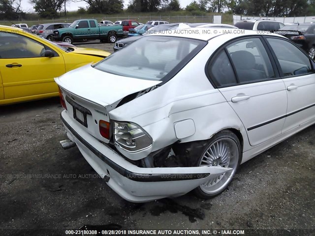 WBAEV33482KL71435 - 2002 BMW 325 I WHITE photo 6