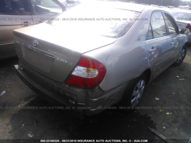 4T1BE30K13U731798 - 2003 TOYOTA CAMRY LE/XLE/SE Қара фото 4