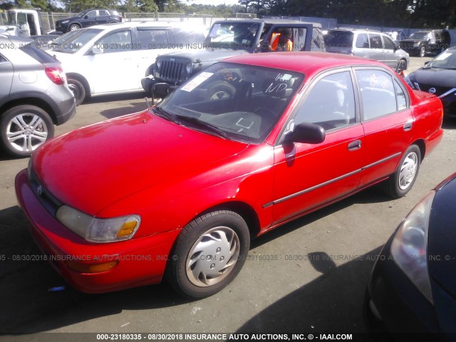 2T1AE09B8RC064719 - 1994 TOYOTA COROLLA LE/DX RED photo 2