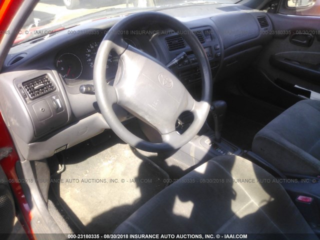 2T1AE09B8RC064719 - 1994 TOYOTA COROLLA LE/DX წითელი ფოტო 5