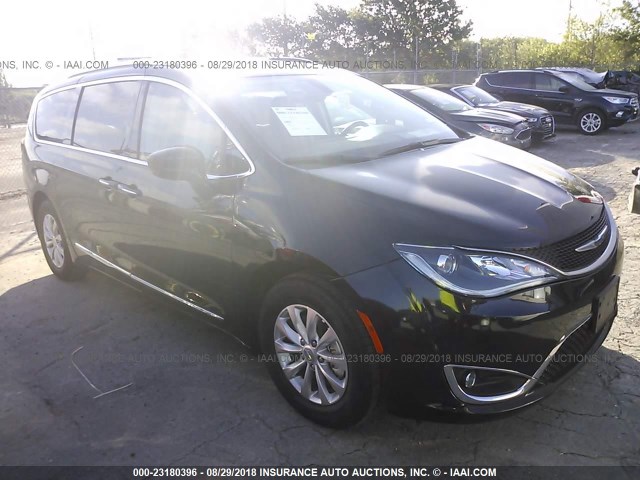 2C4RC1BG9JR246177 - 2018 CHRYSLER PACIFICA TOURING L შავი ფოტო 1