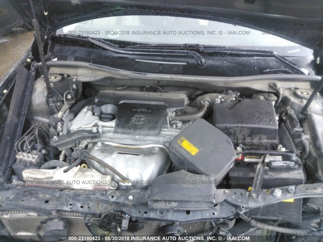 4T4BF1FKXCR259292 - 2012 TOYOTA CAMRY SE/LE/XLE 黑色 照片 10