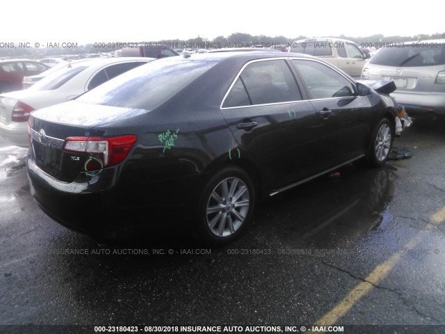4T4BF1FKXCR259292 - 2012 TOYOTA CAMRY SE/LE/XLE 黑色 照片 4