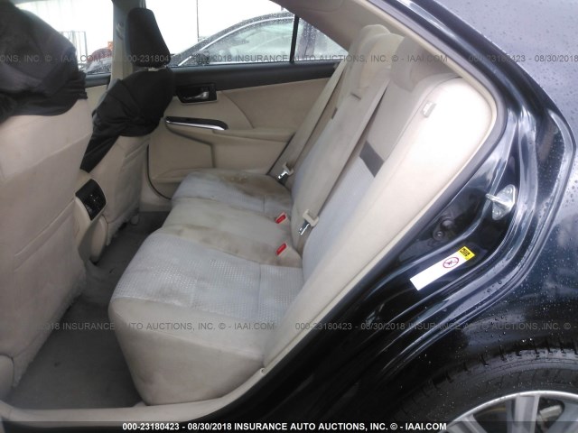 4T4BF1FKXCR259292 - 2012 TOYOTA CAMRY SE/LE/XLE 黑色 照片 8