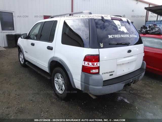 1FMZU62EX2ZC51853 - 2002 FORD EXPLORER XLS WHITE photo 3