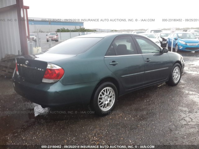 4T1BE30K06U123999 - 2006 TOYOTA CAMRY LE/XLE/SE Жасыл фото 4