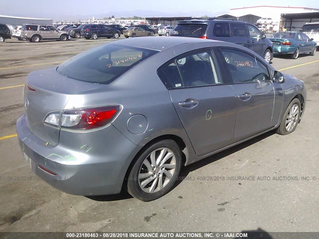 JM1BL1VF4C1515472 - 2012 MAZDA 3 I SILVER photo 4