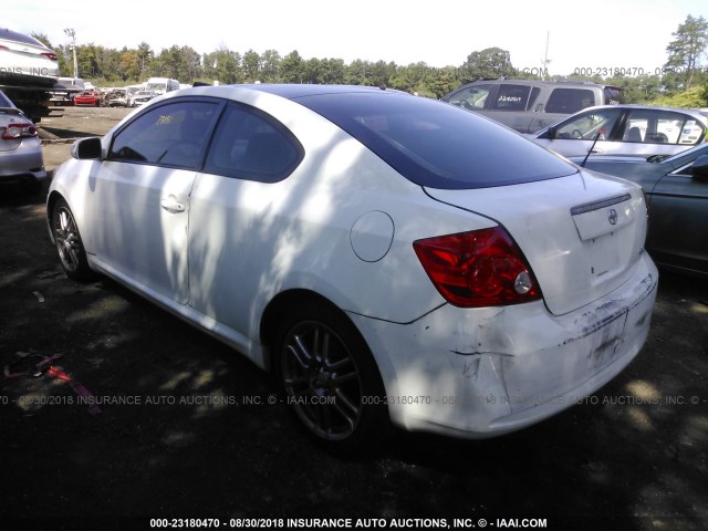 JTKDE167260066984 - 2006 TOYOTA SCION TC თეთრი ფოტო 3