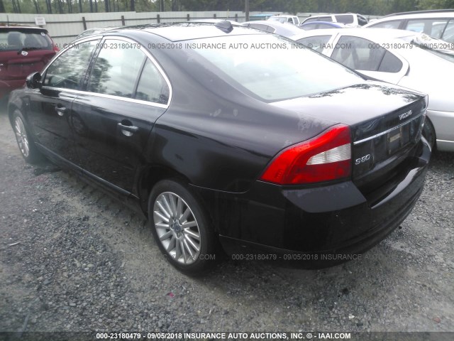 YV1AS982181081003 - 2008 VOLVO S80 3.2 BLACK photo 3