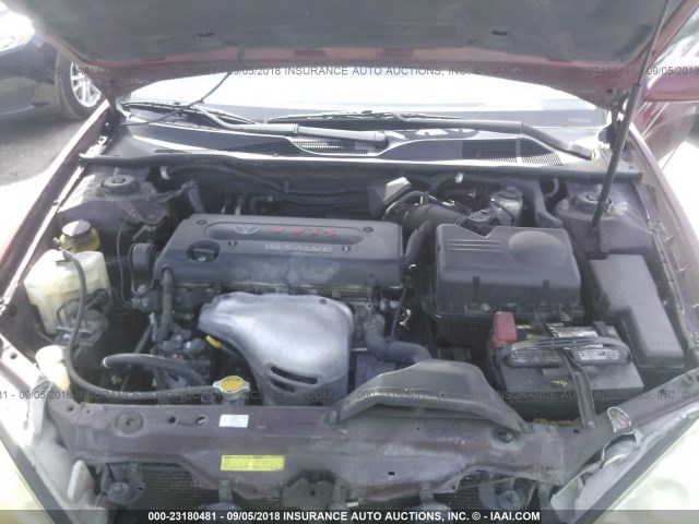 4T1BE32K66U107545 - 2006 TOYOTA CAMRY LE/XLE/SE 红色 照片 10