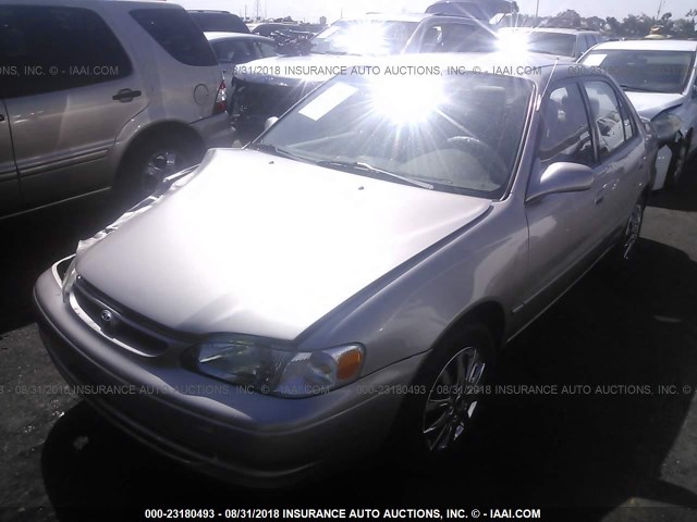 1NXBR18E6XZ222769 - 1999 TOYOTA COROLLA VE/CE/LE TAN photo 2