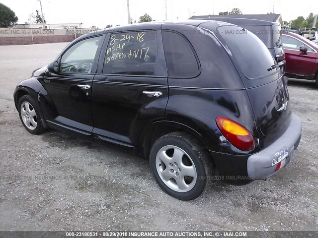 3C4FY48B92T322576 - 2002 CHRYSLER PT CRUISER CLASSIC BLACK photo 3