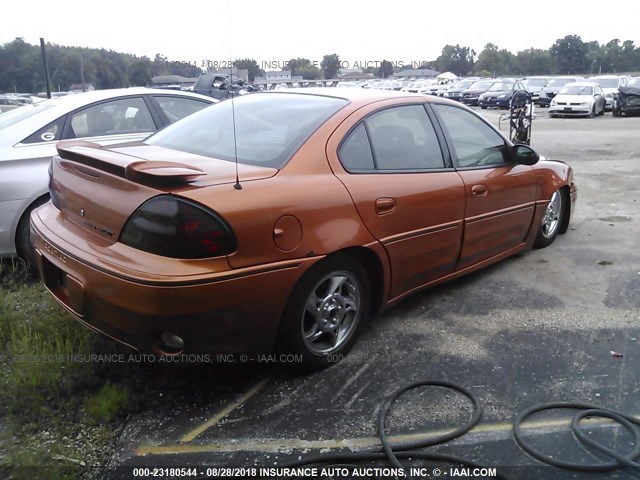 1G2NW52E53C286252 - 2003 PONTIAC GRAND AM GT ORANGE photo 4